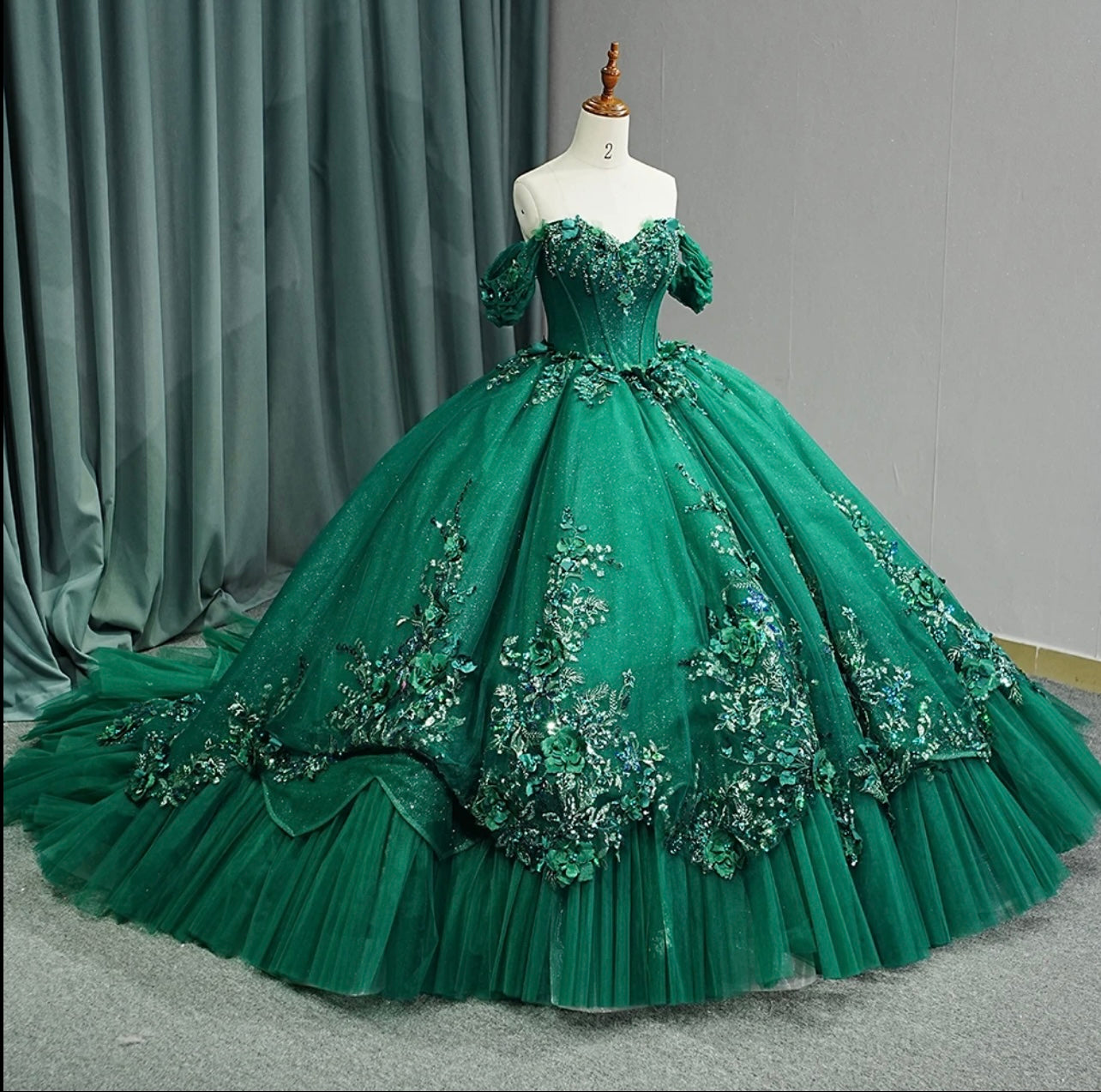 Green Quinceanera Dress