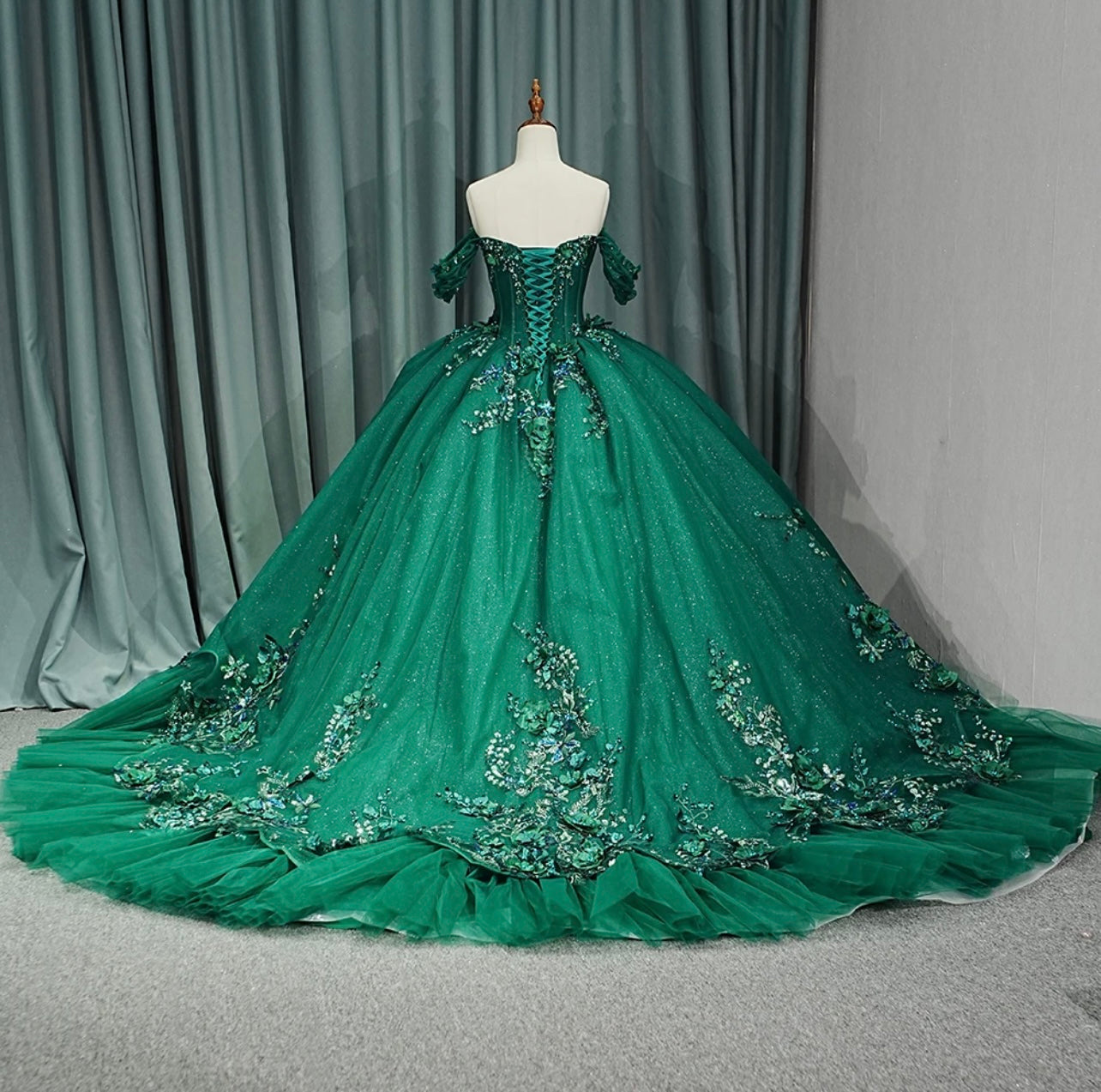 Green Quinceanera Dress