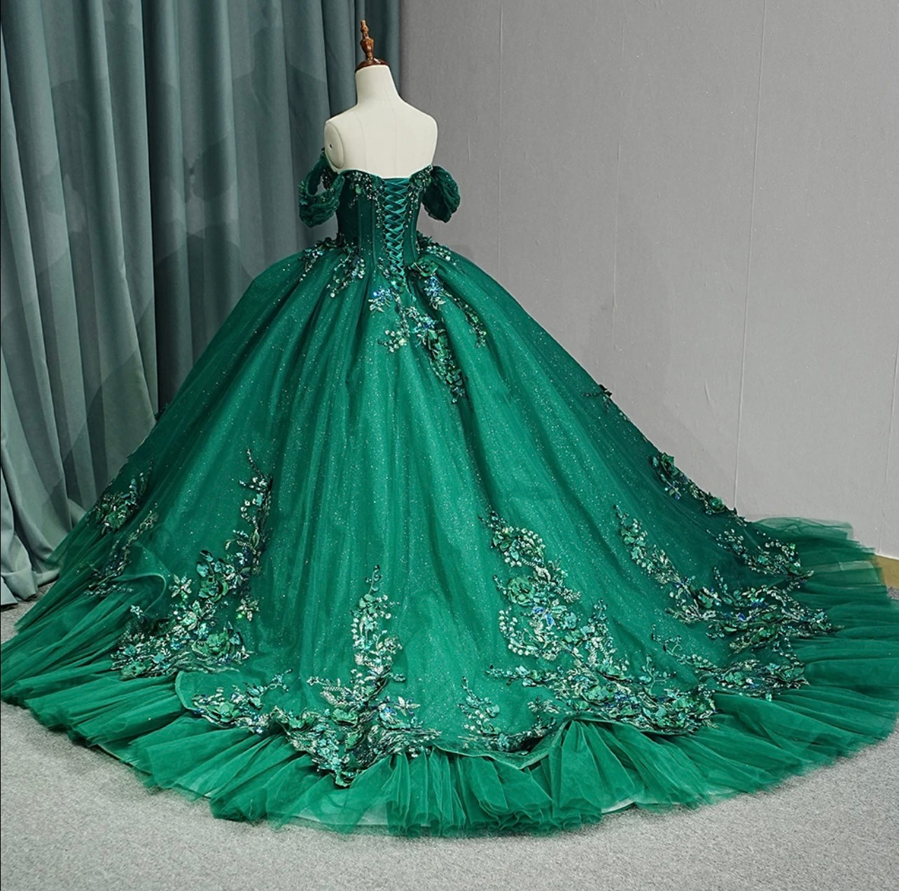 Green Quinceanera Dress