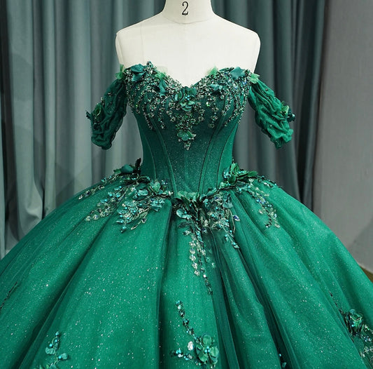 Green Quinceanera Dress